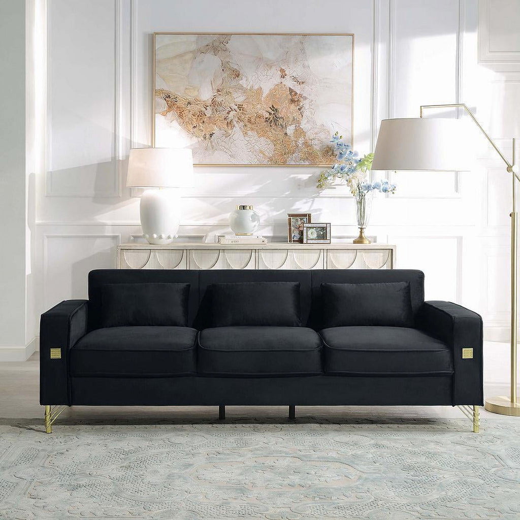 Black Loveseat F474