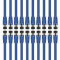 Cat8 Ethernet Cable S/FTP 5ft 20 Pack Blue 24AWG Patch Cable A737173