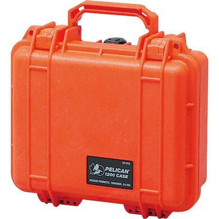 Orange Watertight Mini Hard Case With Foam Insert J428454
