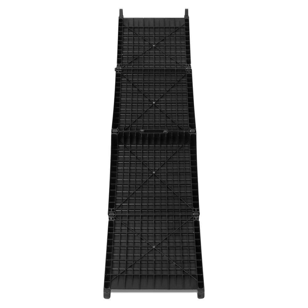 Portable Folding Pet Ramp for Cars - Black J580