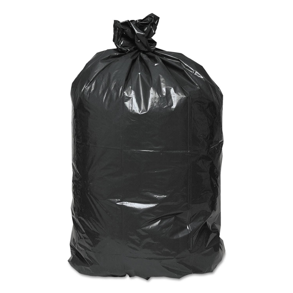 Black 2-Ply Low-Density Can Liners 31-33gal .63 Mil 33 x 39 250/Carton J157485