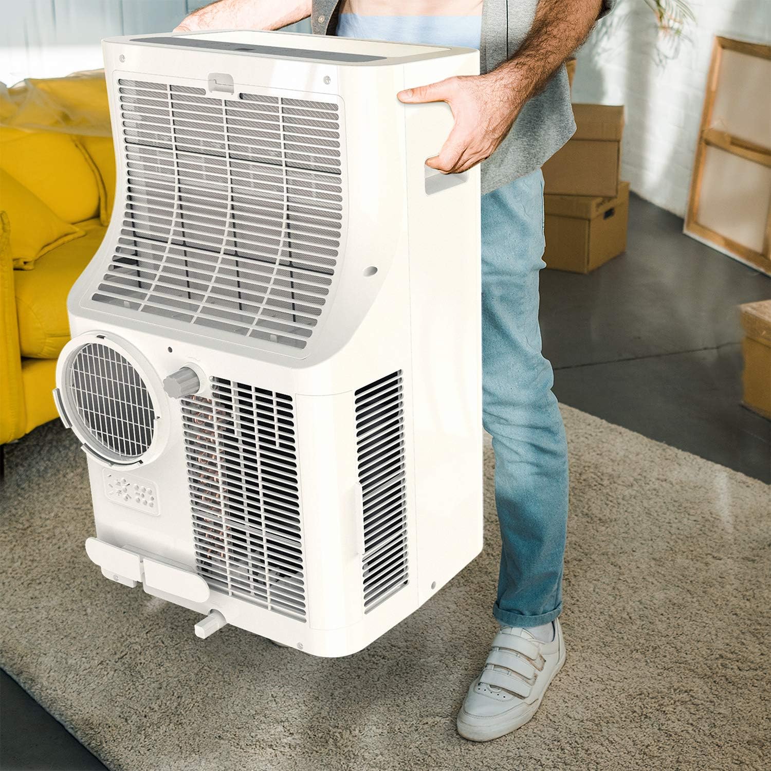 12000 BTU Portable Air Conditioner with Wheels and Remote Control H3542