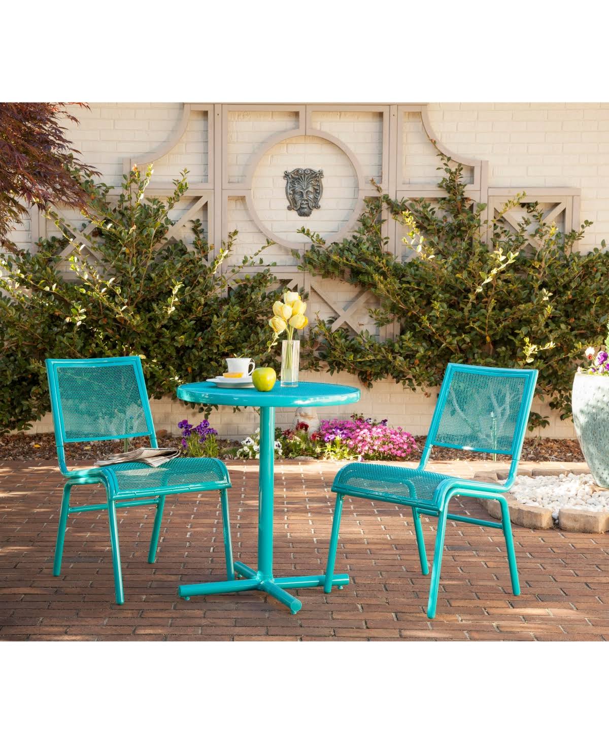 Green 3 Piece Bistro Patio Set I701338