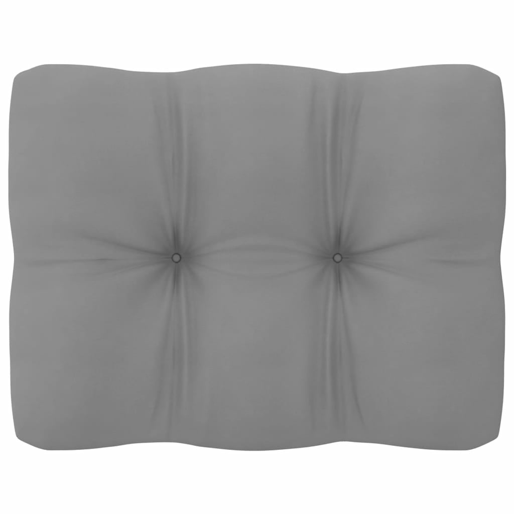 12 Piece Gray Cushioned Pinewood Sectional Outdoor Furniture Set Z5317