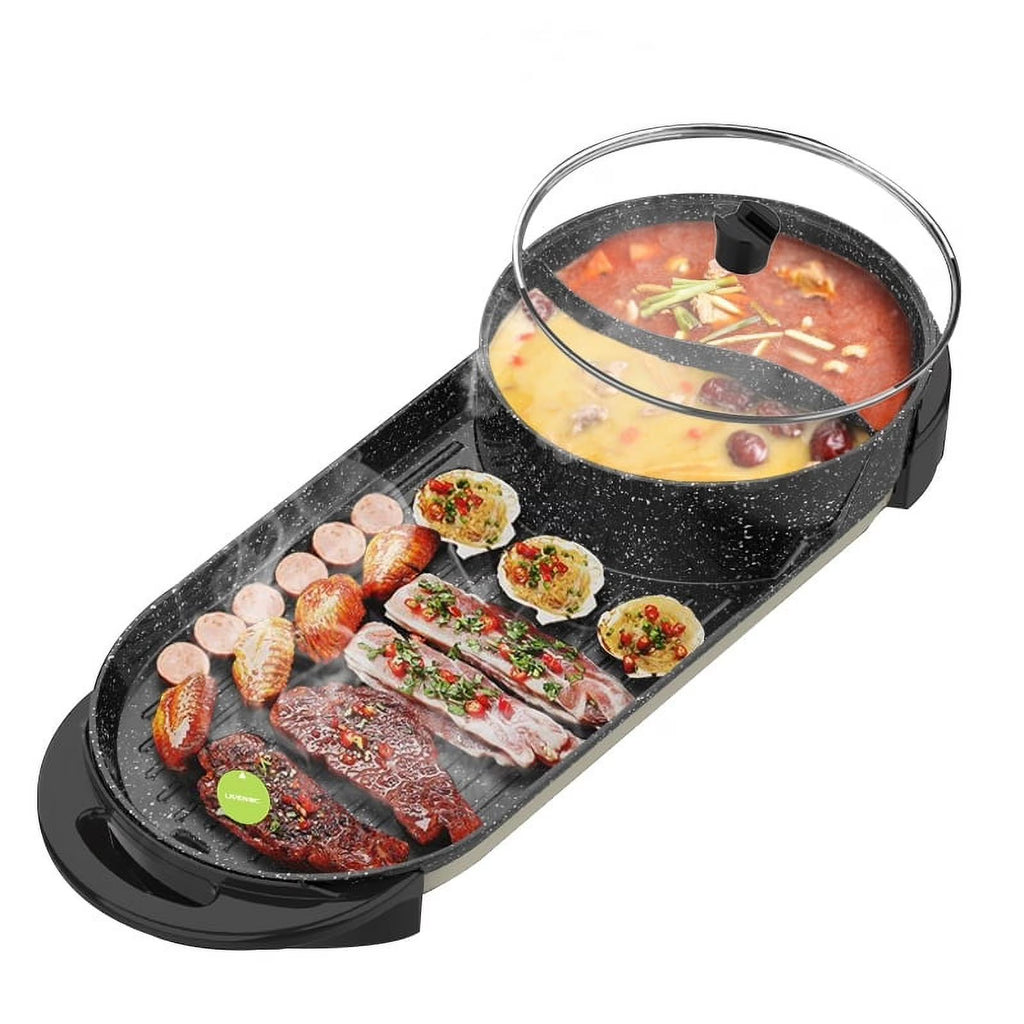 3.6L Electric Grill Hot Pot V555
