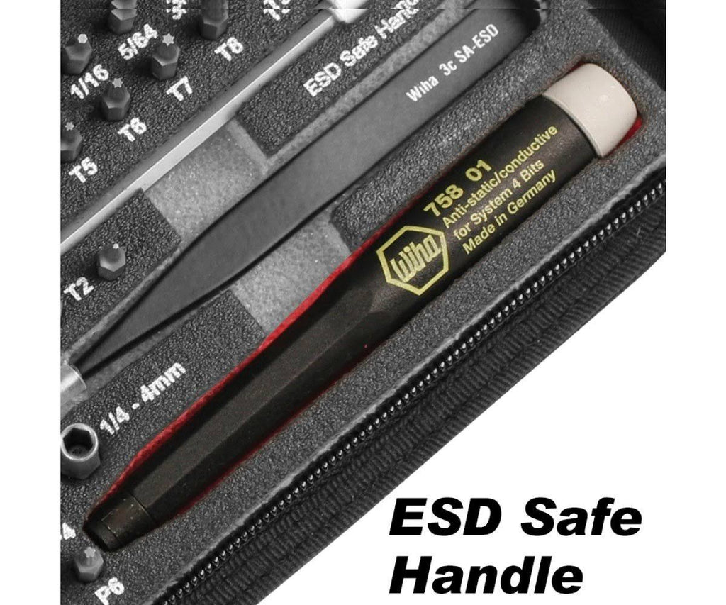 68 Piece ESD Safe Micro Bit Set with ESD Safe Tweezers H1893