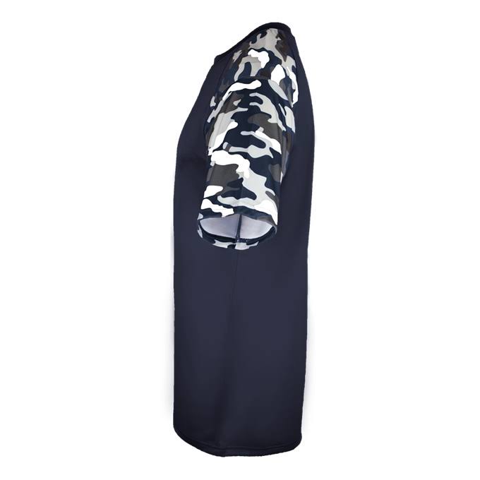 Navy Camo Youth Tee Y6410