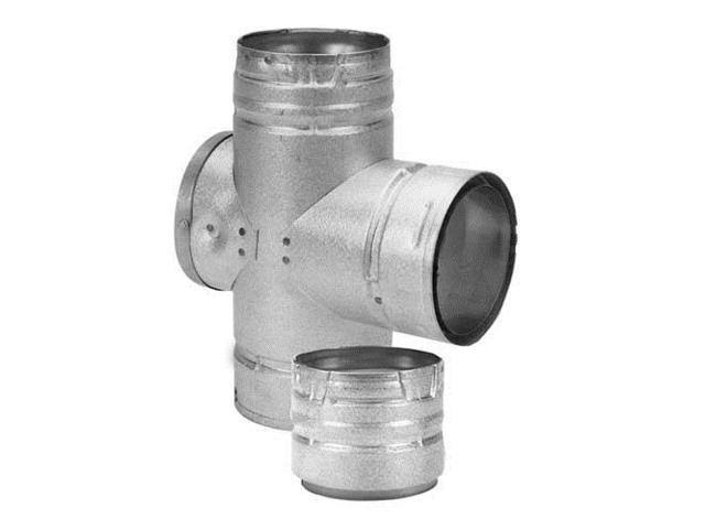 3&& PelletVent Pro Double Tee with Clean-Out Tee Cap R6186
