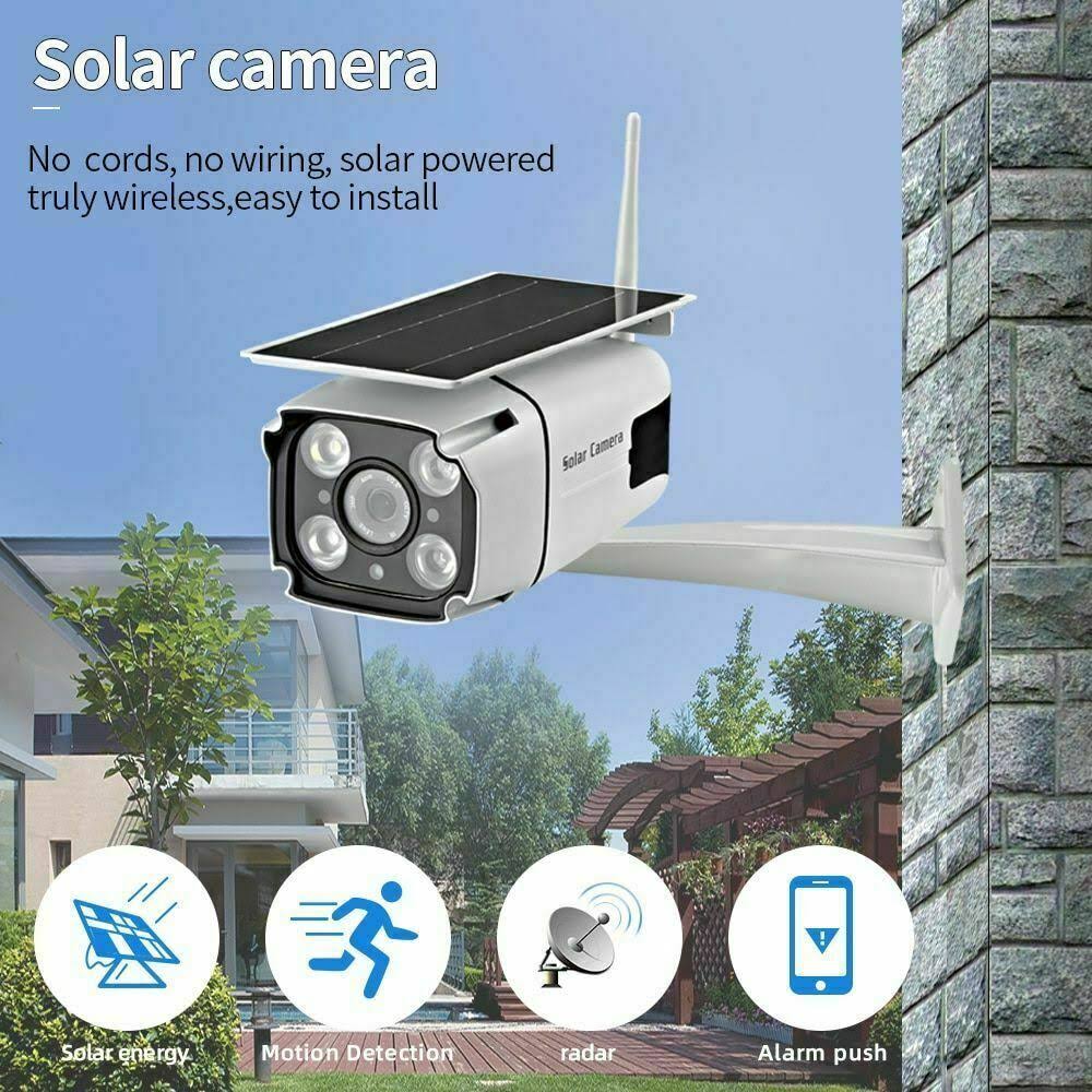 Solar Powered Wireless WiFi Security Camera G8687