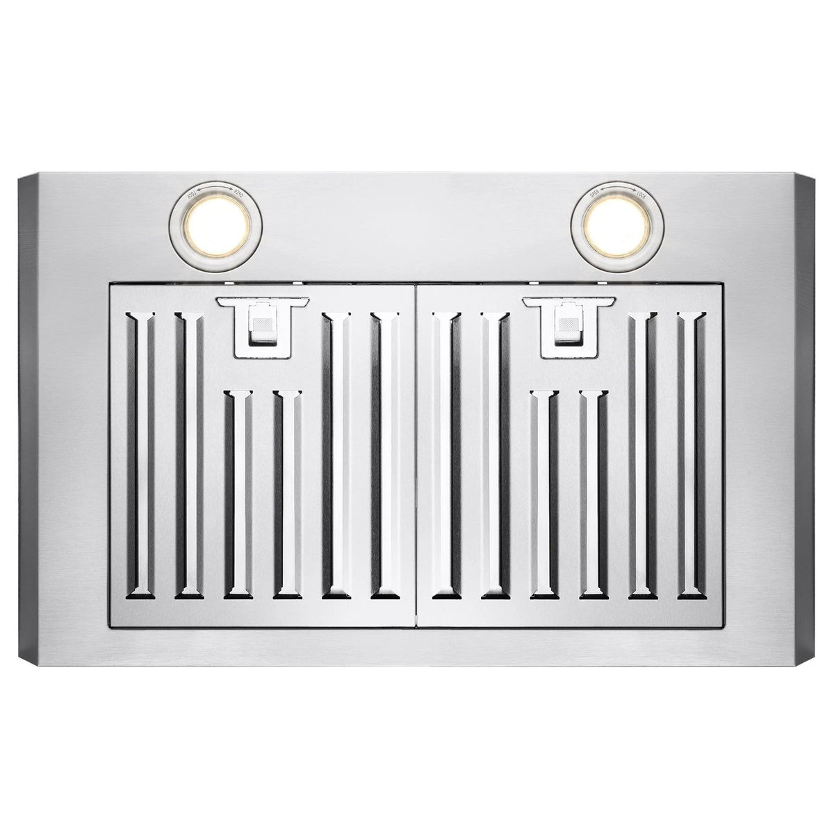 30 in. Convertible Wall Mount Range Hood in Stainless Steel with Remote and Carbon Filter T6423
