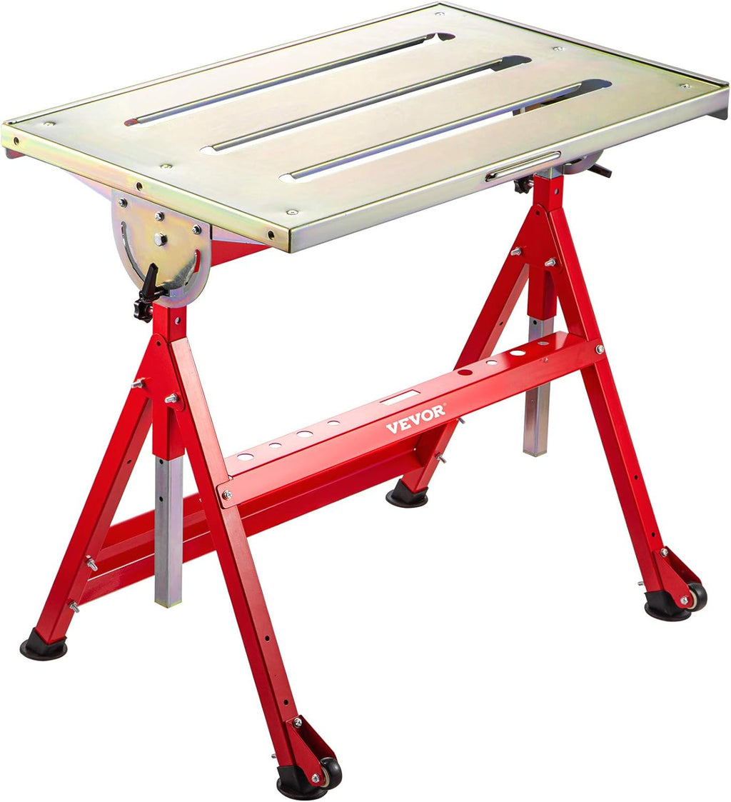 36'' x 20'' Steel Welding Table with Casters L25691