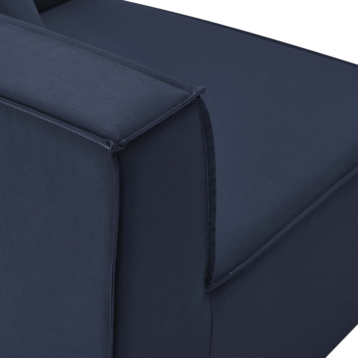 5-Piece Upholstered Sectional Sofa in Navy C550