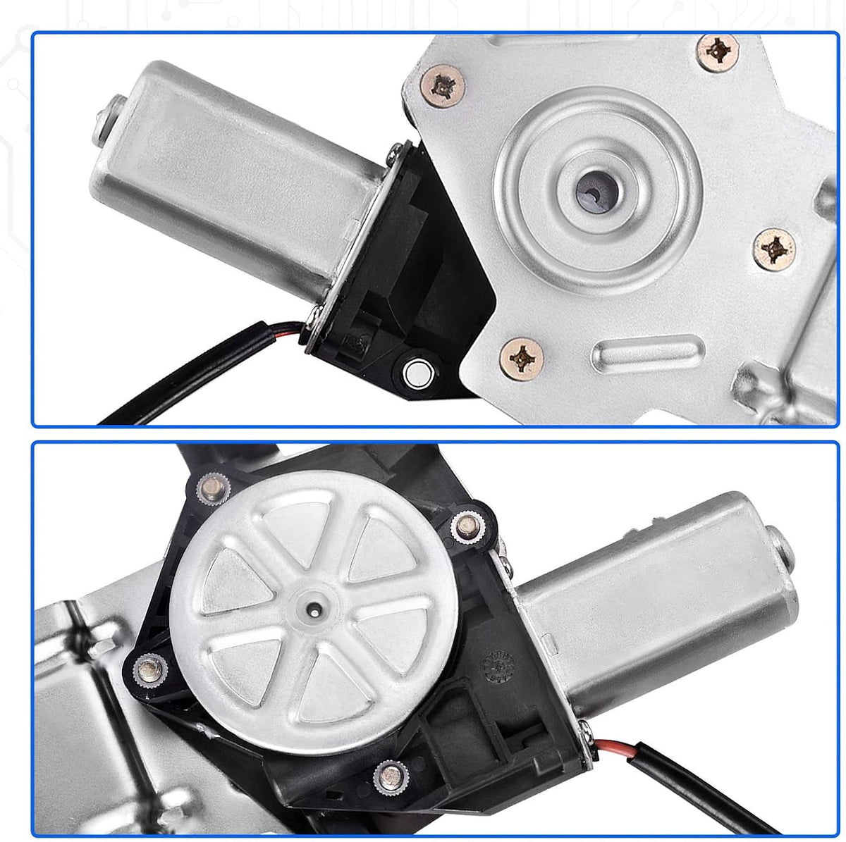 Power Window Regulator with Motor Assembly, Front Right Passenger Side, Pack of 2 A69469