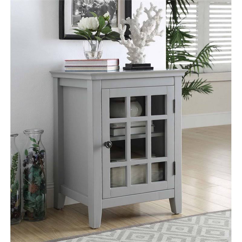 Single Door Cabinet in Gray T280148