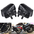 Black Left & Right Side Saddlebag Swingarm Saddle Bags R32180