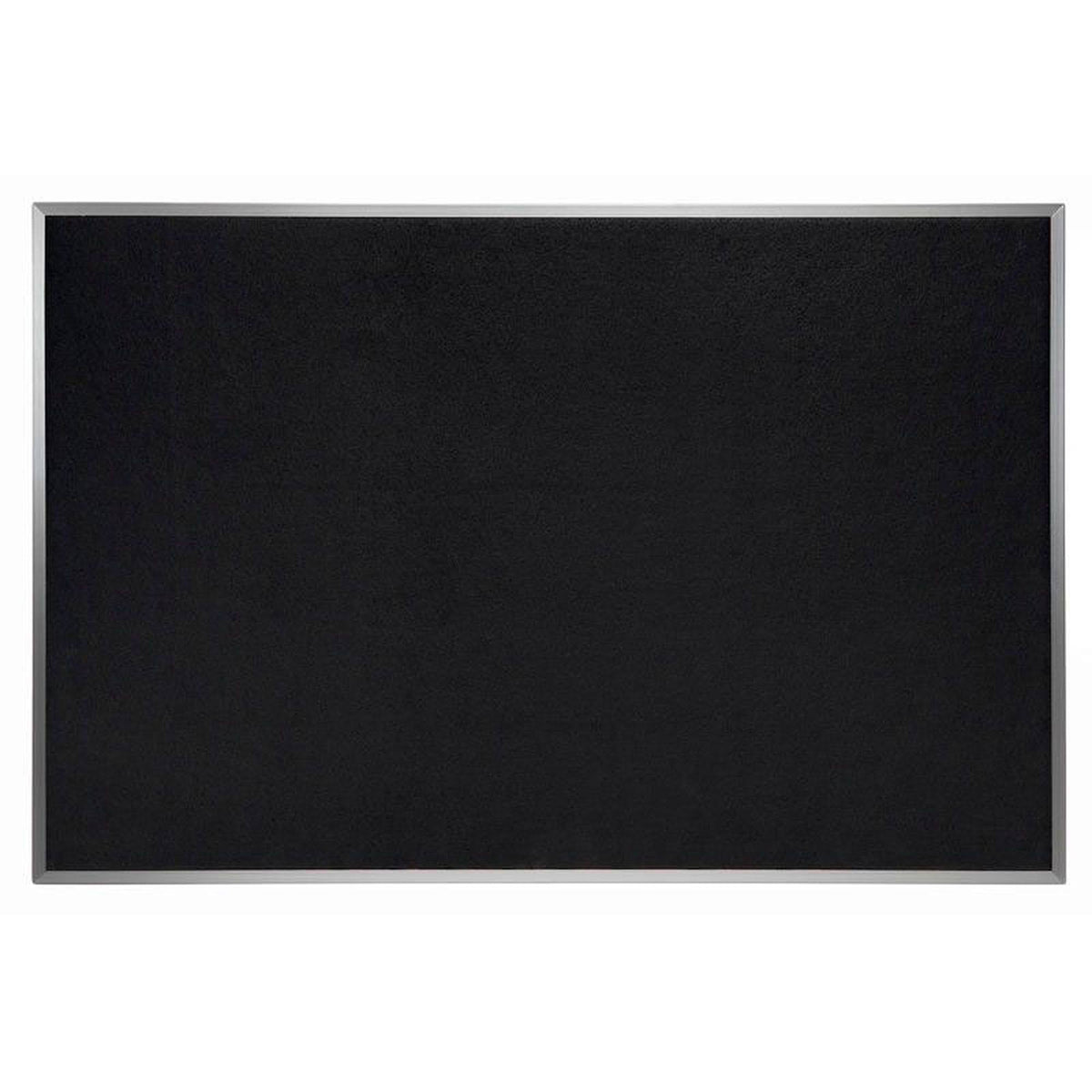 Black Aluminum Frame Recycled Rubber Bulletin Board J122