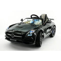 12V Battery Metallic Black Ride on Car F8556