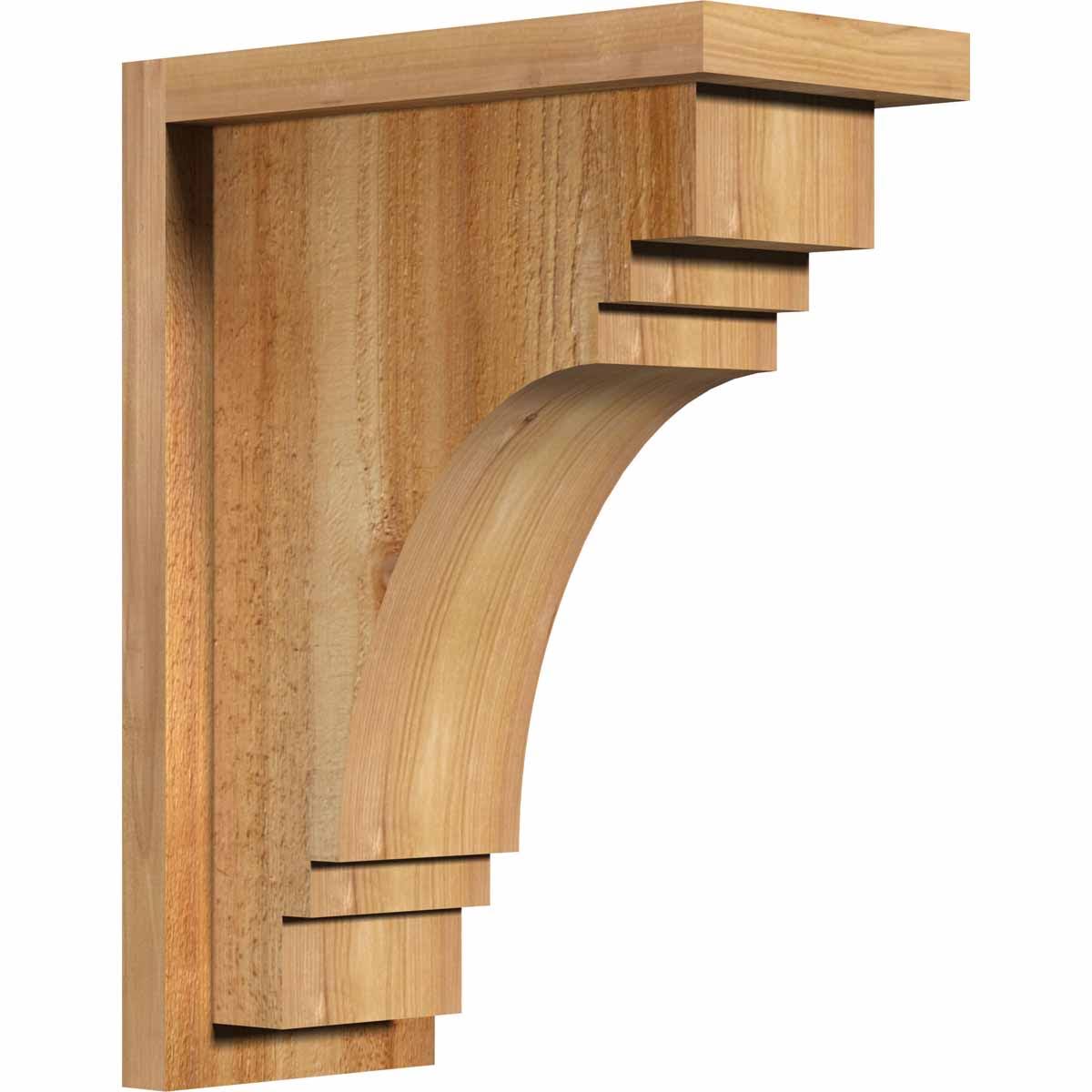 6x22W x 12x22D x 16x22H Western Red Cedar Corbel C372989