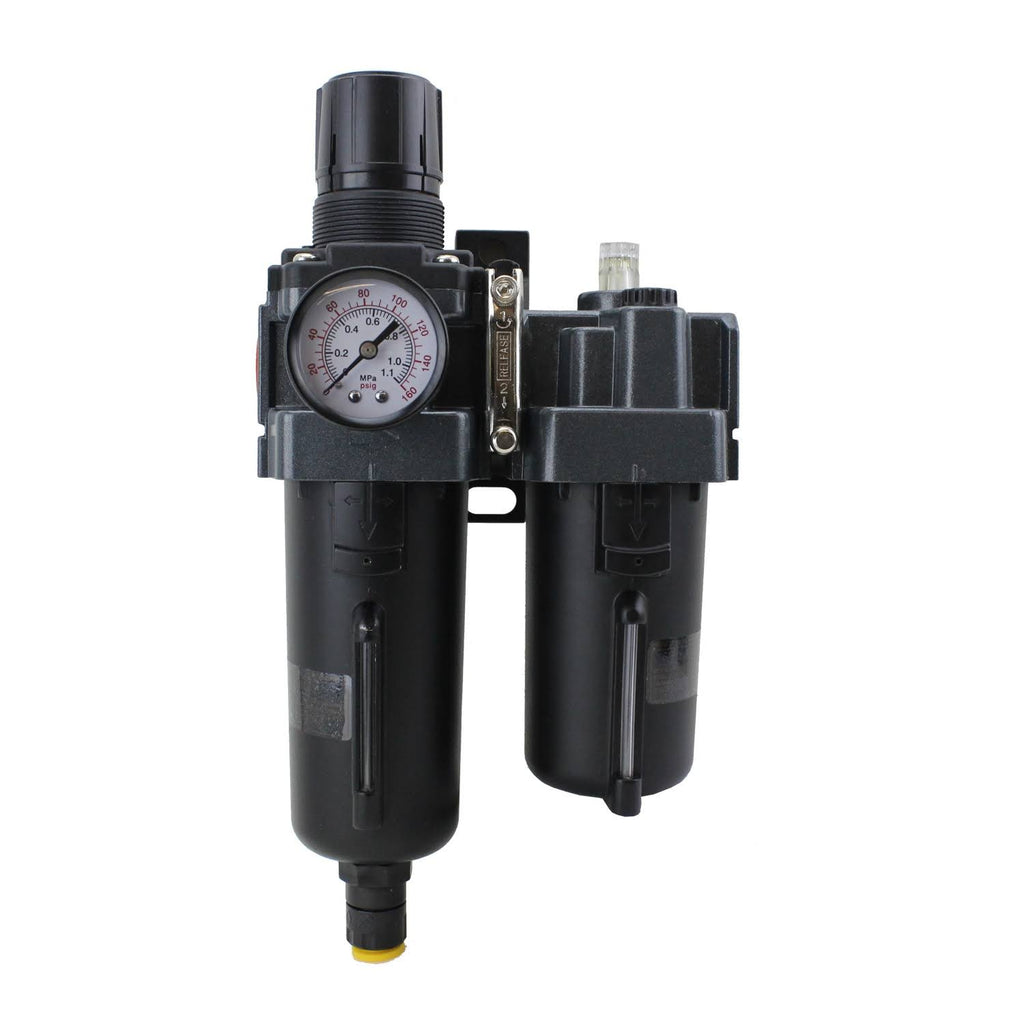 1/2 in. NPT Metal Air Filter Regulator with Lubricator F4711