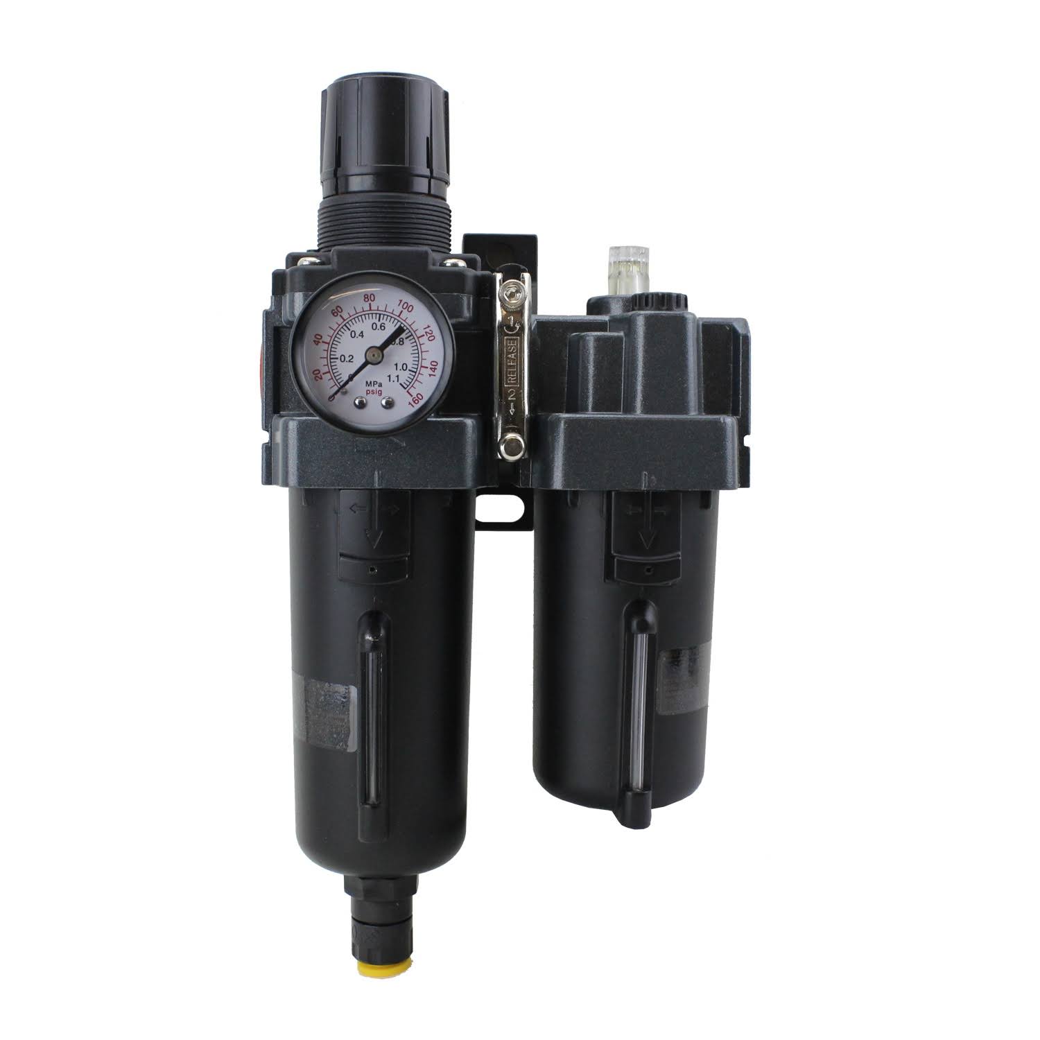 1/2 in. NPT Metal Air Filter Regulator with Lubricator F4711