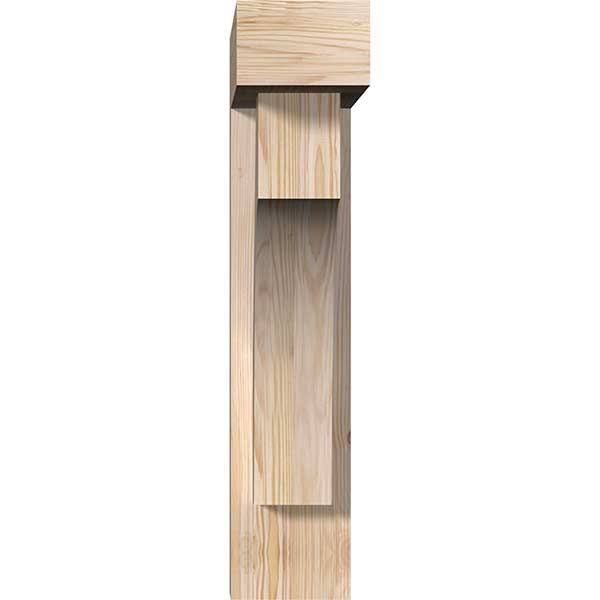 Douglas Fir Smooth Bracket with Offset Brace U483153