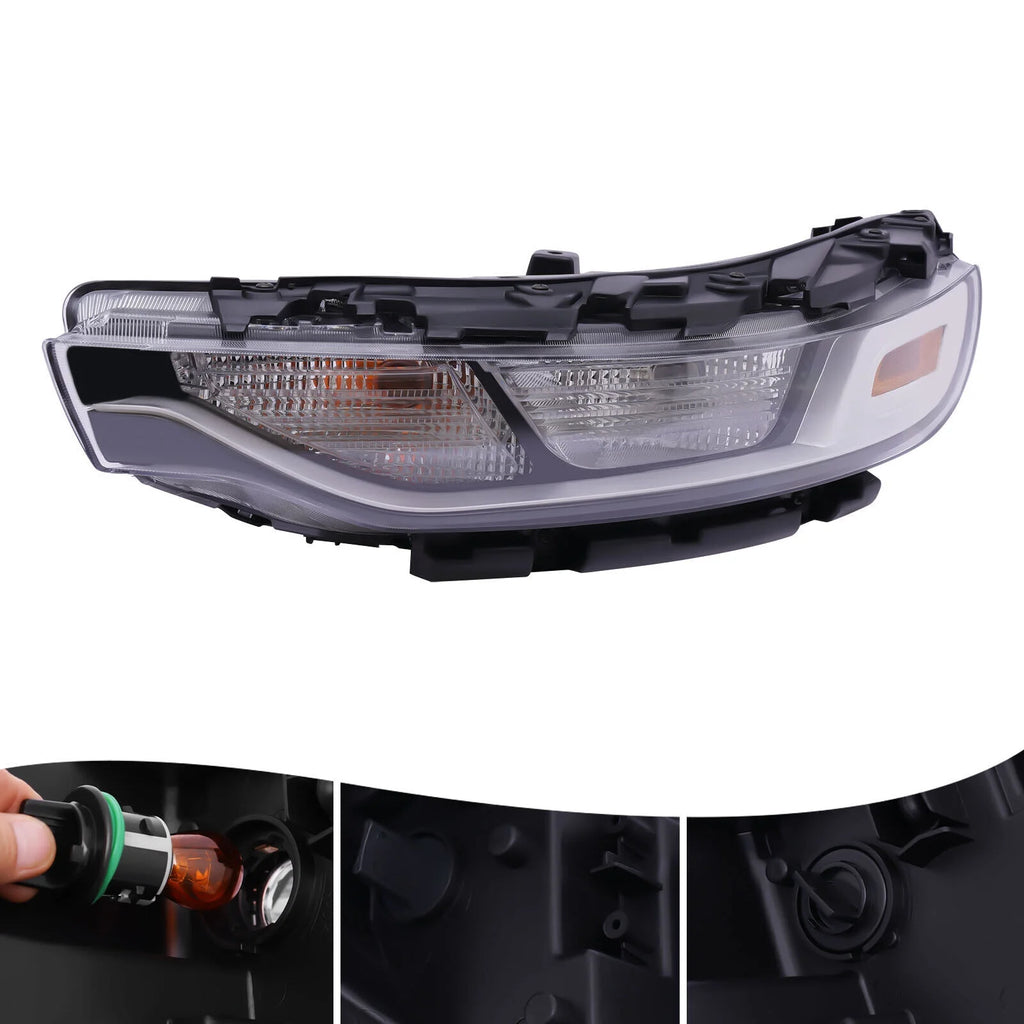 Daytime Running Light Left Driver Lamp Halogen With Bulb I40148