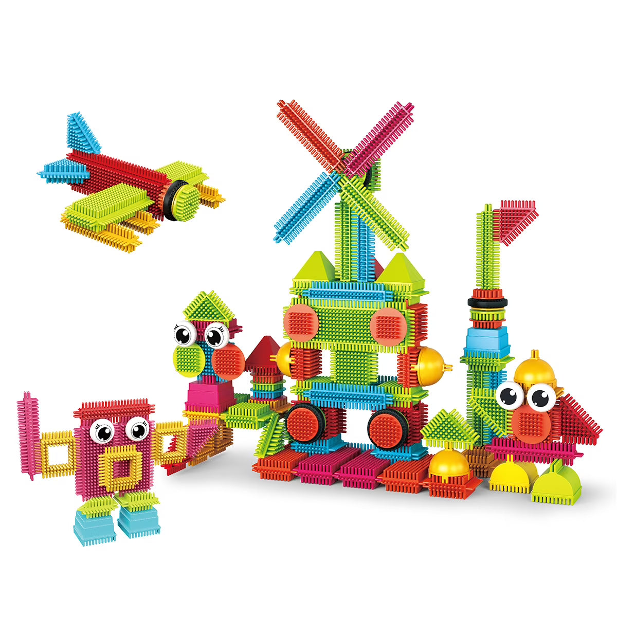 112 Pcs Hedgehog Building Blocks Toy Construction Playset M709