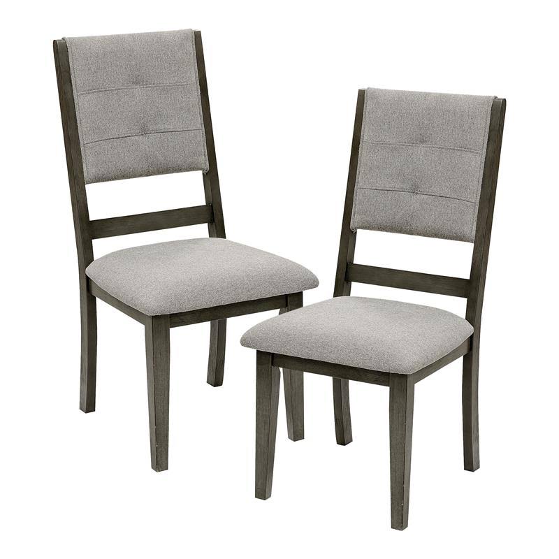 Gray 5-Piece Wood Dining Set N2796