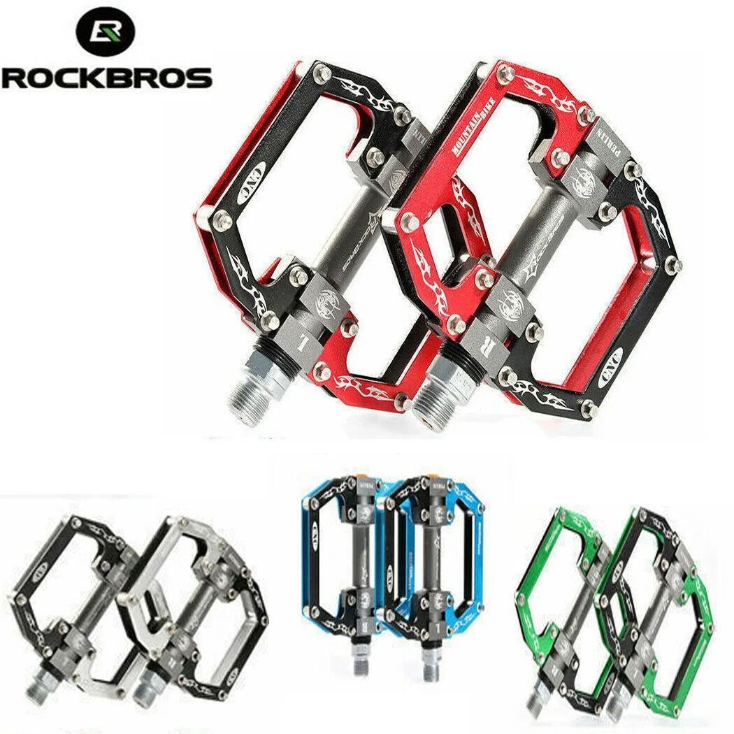 Aluminum Alloy Bike Pedals 3 Bearings 9/16" A5350