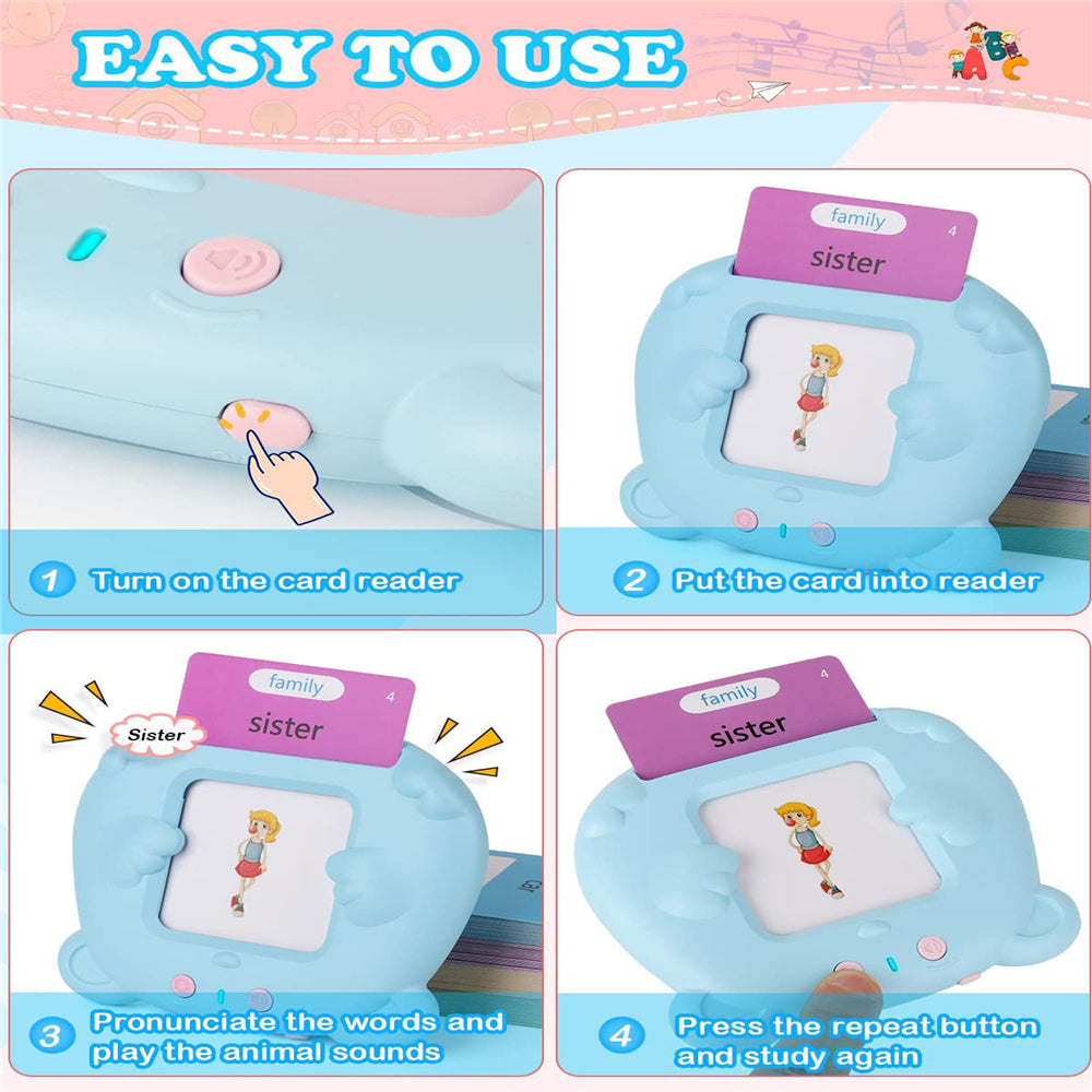 Talking Flash Cards Learning Toys with 112 Double-Side Cards B617531