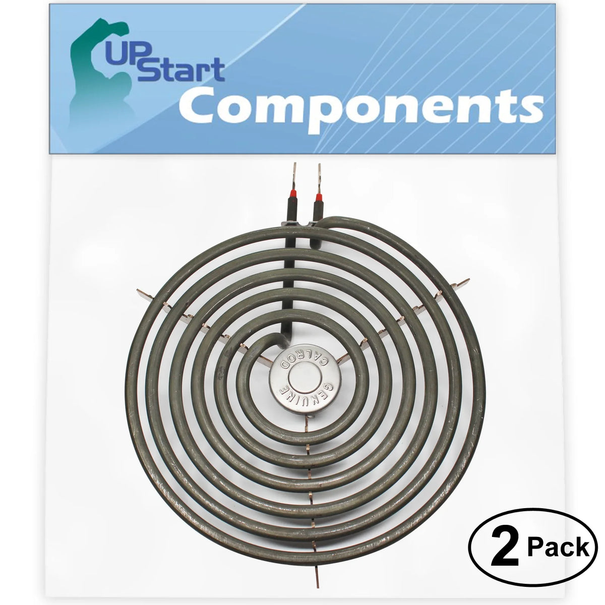2-Pack 8 inch 6 Turns Surface Burner Element for Range, Stove & Cooktop Z3491