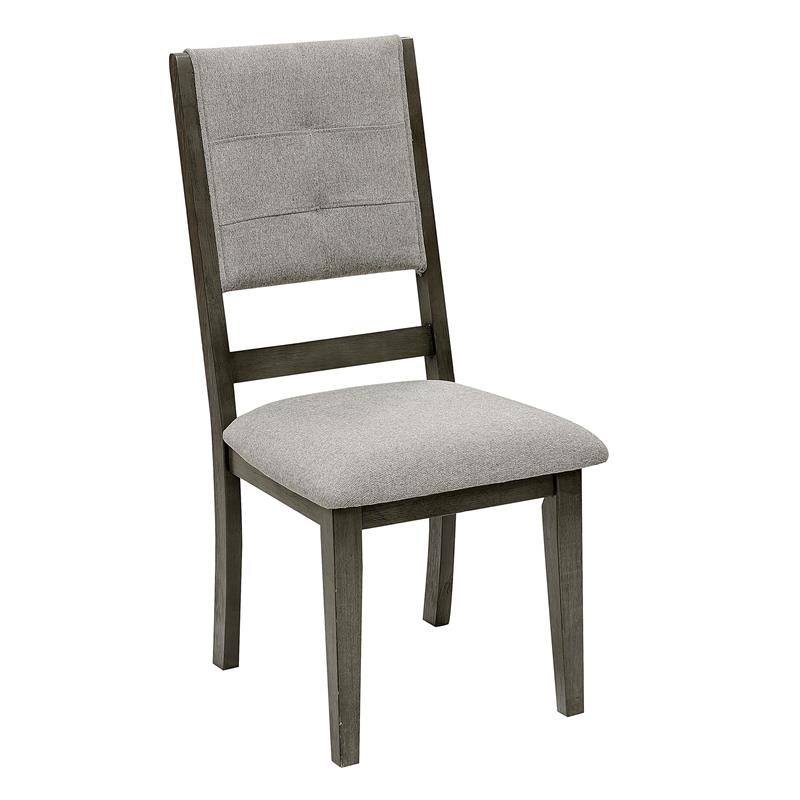 Gray 5-Piece Wood Dining Set N2796