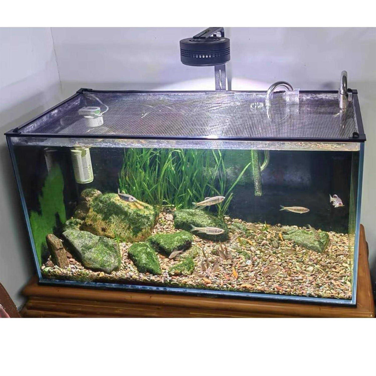Magnetic Aquarium Cover Lid Fish Tank Lid Anti-Jumping Net Cover Mesh N741919