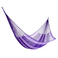 Purple Nylon Hand Woven Mayan Hammock V332