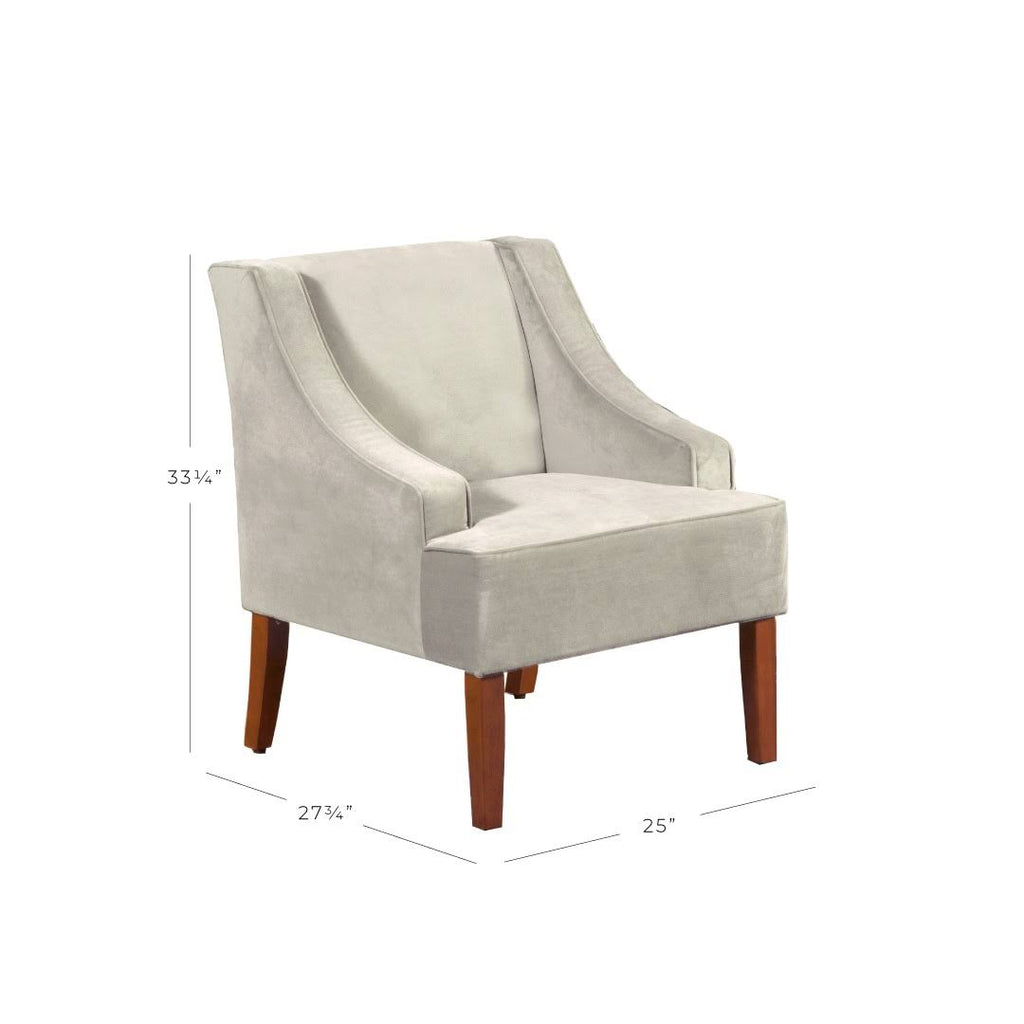 Dove Gray Accent Chair W407