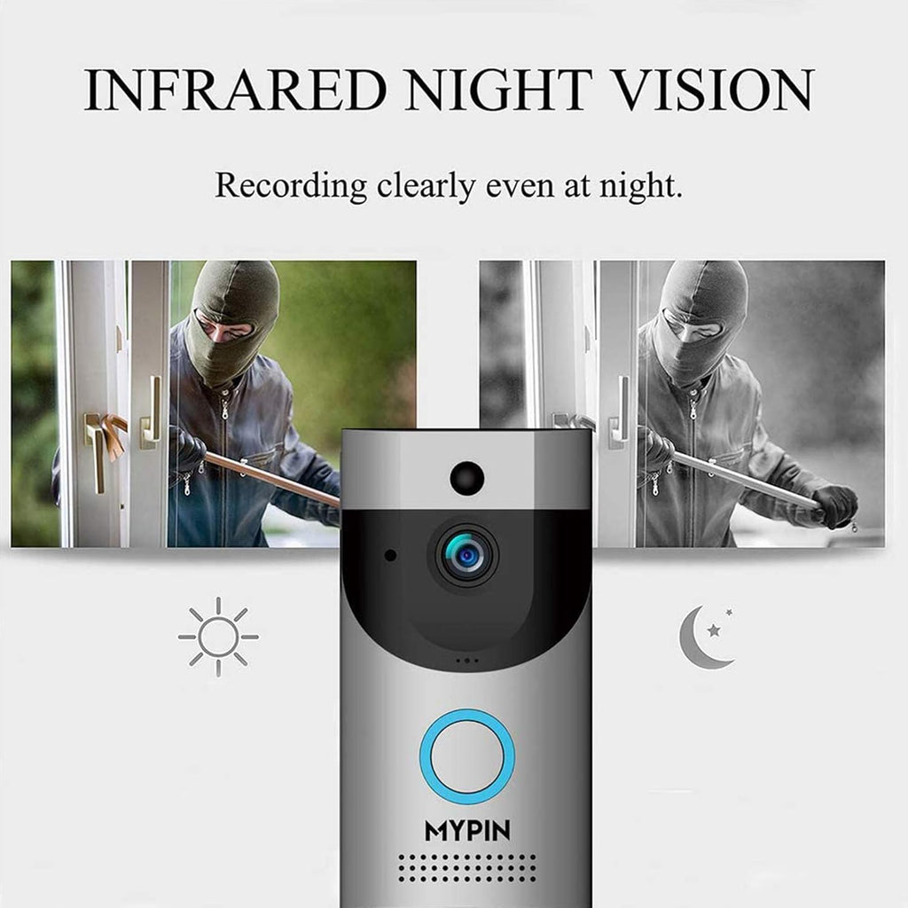 Wireless WiFi Doorbell Security Camera with Chime G19823