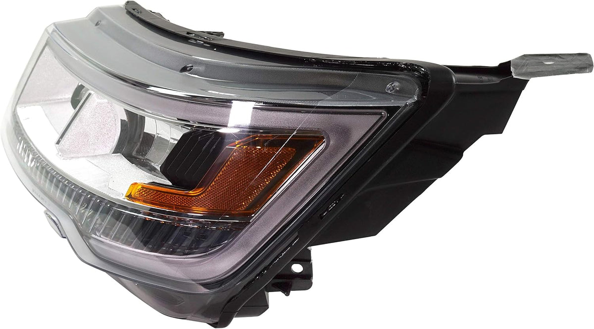 Headlight Assembly for 2016-2018 Ford Explorer, LED, Driver Side Q827