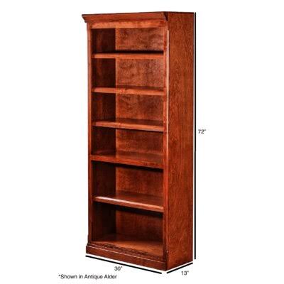 Dove Gray 7 Shelves Bookcase V303228