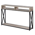2 Tier Console Table Sandstone N775846