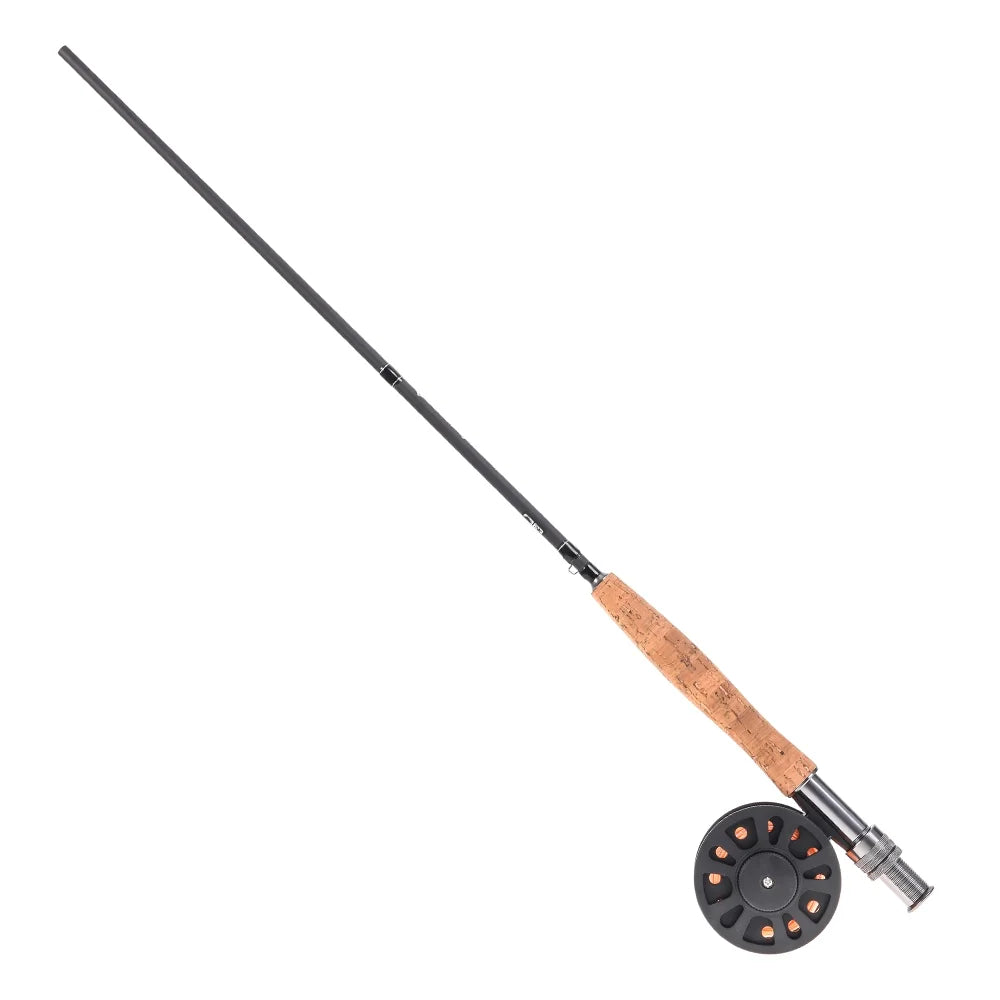 9' Fly Fishing Rod and Reel Combo with Carry Bag 10 Flies G1913
