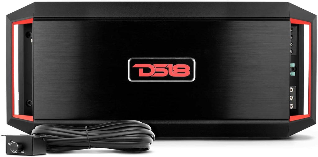 6000 Watts Max 1 Channel Class D Amplifier with Bass Remote Knob D501