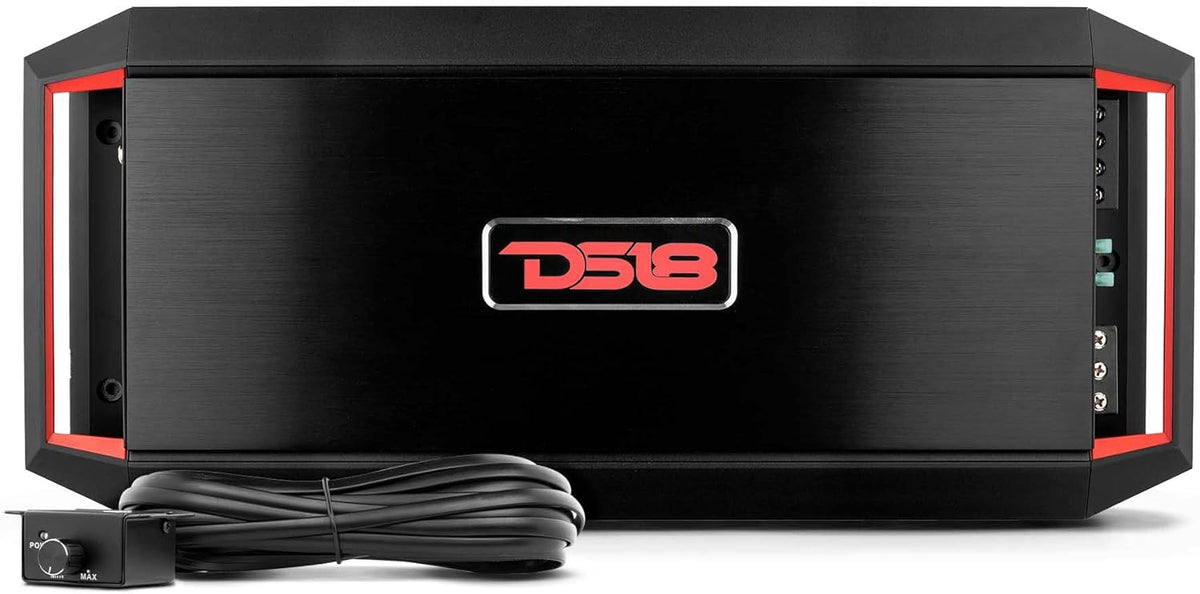 6000 Watts Max 1 Channel Class D Amplifier with Bass Remote Knob D501