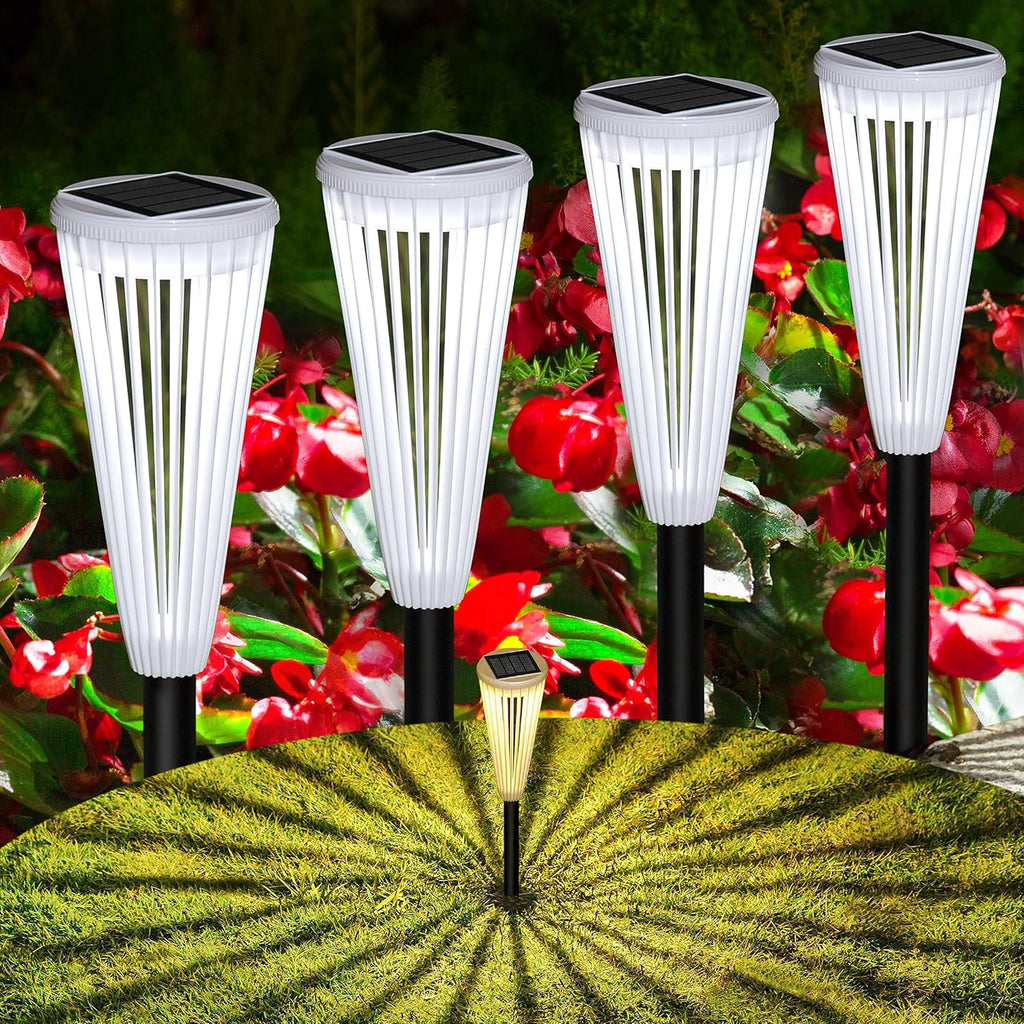 6 Pack Solar Powered Pathway Lights J519