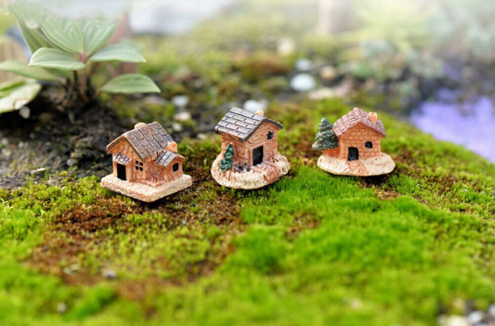 Dollhouse Decorations Stone Resin DIY Mini Garden Decor T317445