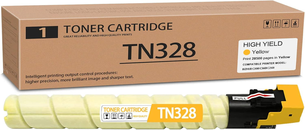 Yellow Toner Cartridge for Konica Minolta Bizhub Printer J37485