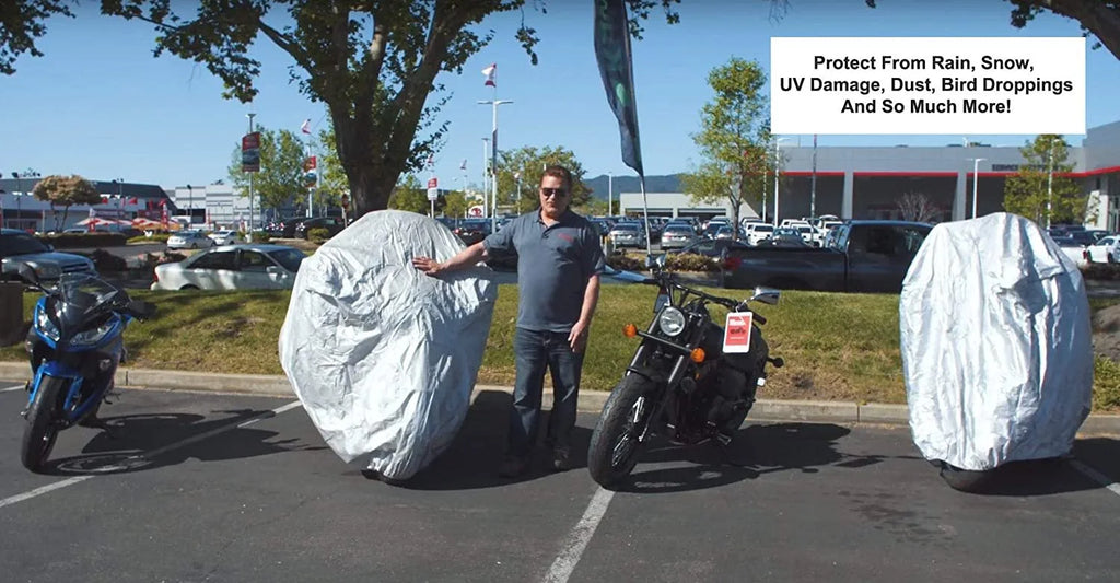 Scooter Cover with Reinforced Securing Straps and Storage Bag K367653