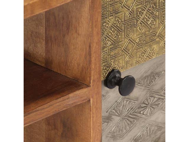 Solid Acacia Wood TV Cabinet B566505