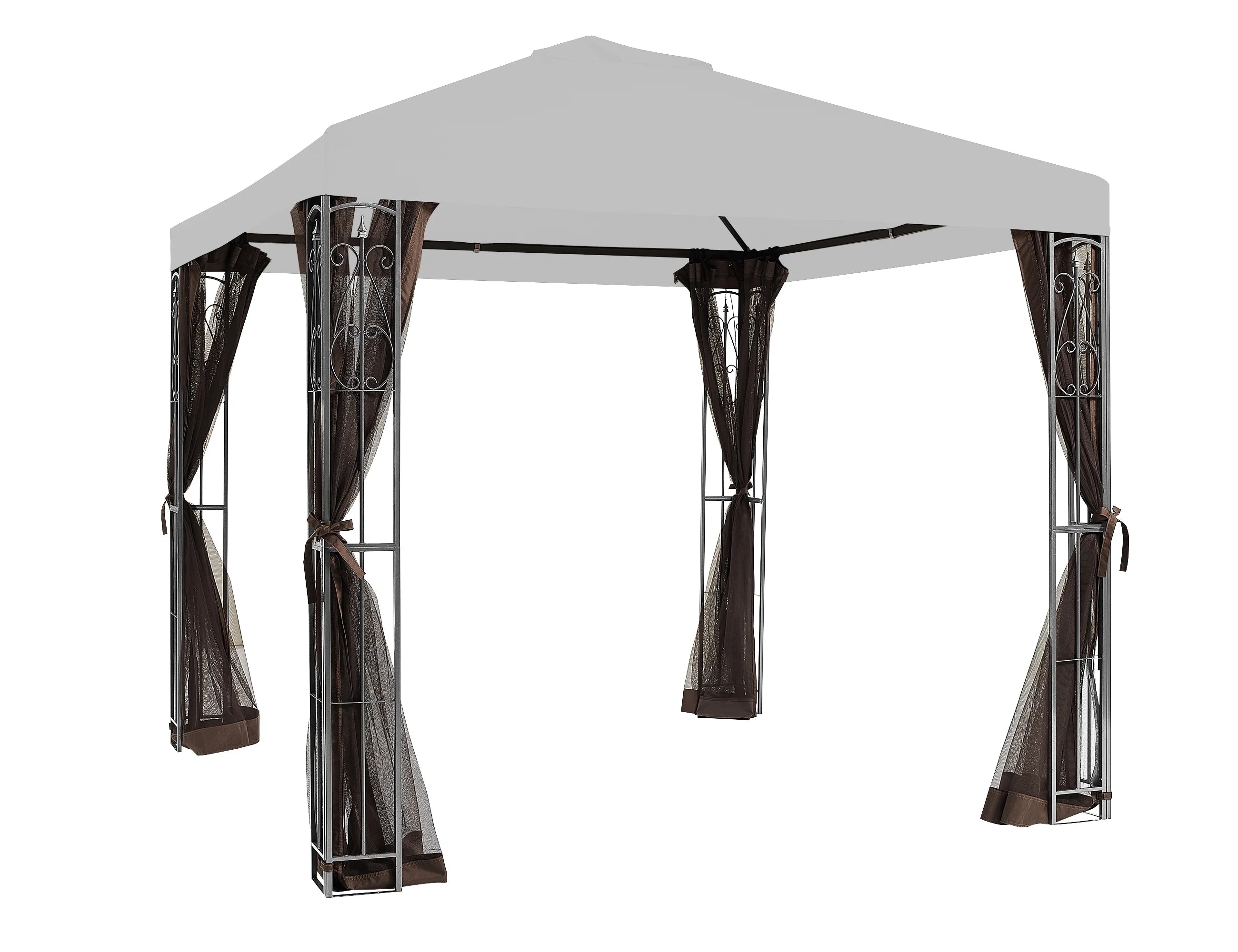 8' x 8' Gazebo Mosquito Netting R5433