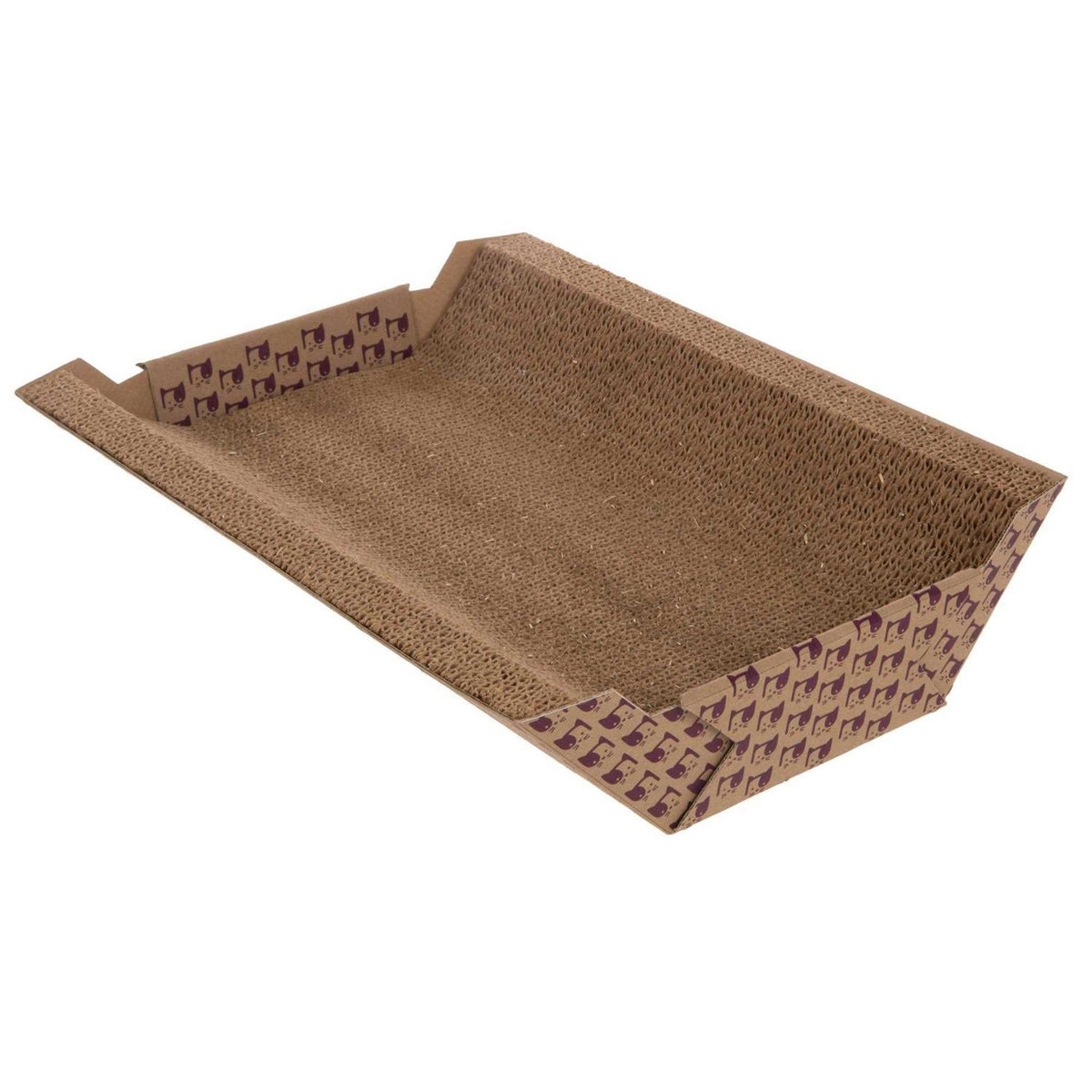 Catnip-Infused Corrugate Cat Scratcher & Lounge V96806