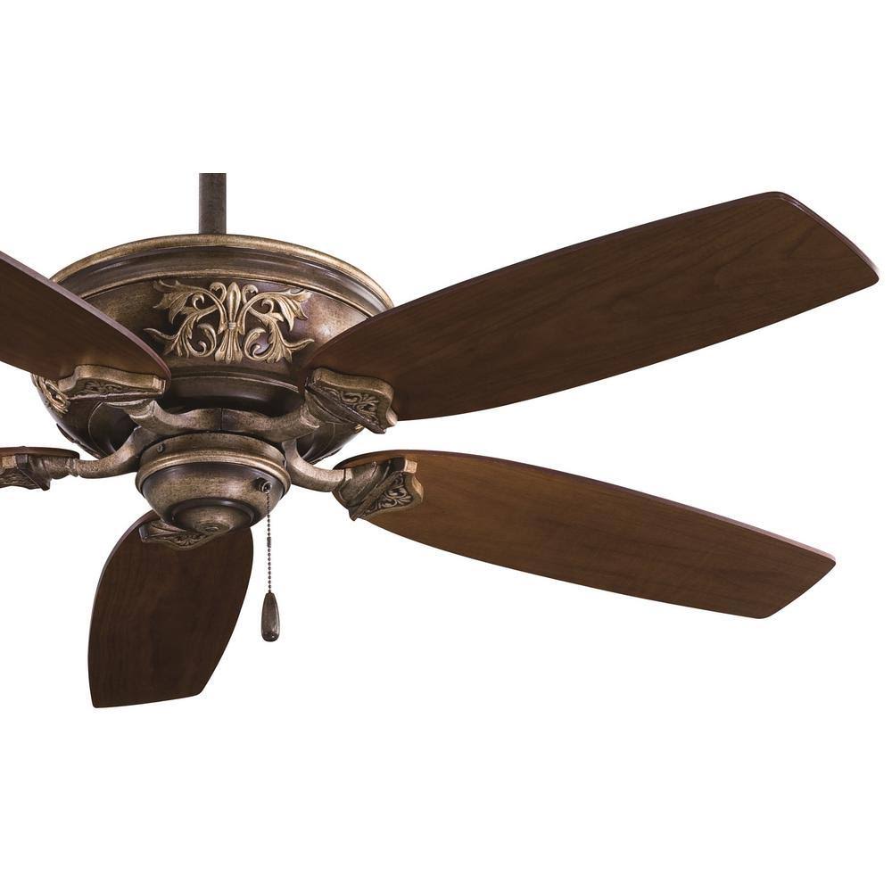 Patina Iron Dark Walnut Ceiling Fan T253115